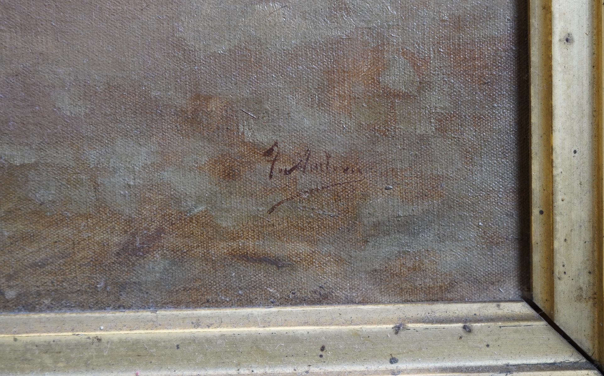 Spanish School, 20th century, Study of a traditional guitarist